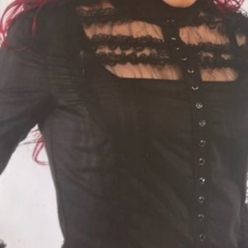 Lip Service Retro Vintage Top Edwardian Lolita Victorian Gothic Romantic
